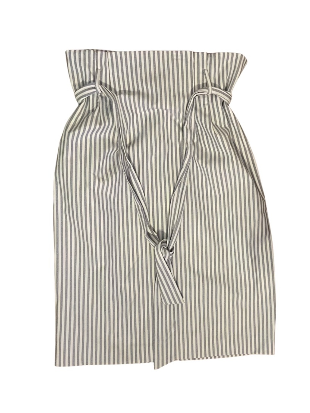 NWT! ANTONIO MELANI Jess Striped Tie Skirt in Vista/Ivory
